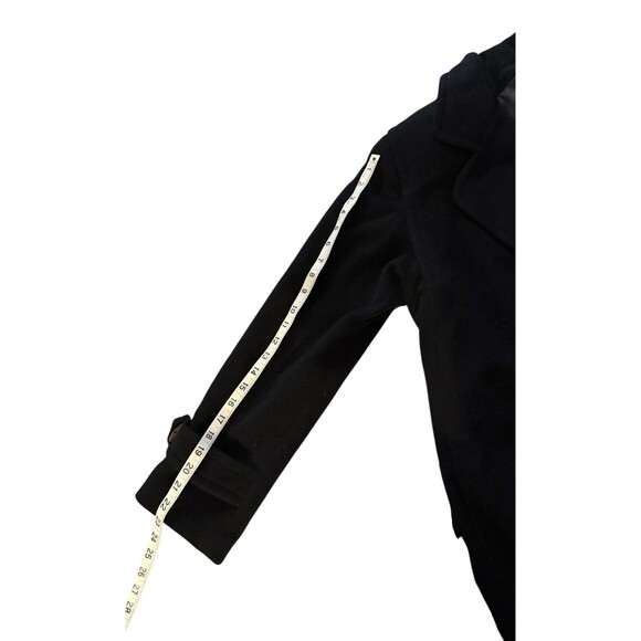 Woman’s Vintage Ed Mitchell of Westport CT 100% Black Cashmere Coat Made in USA - Picture 4 of 11